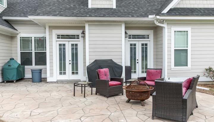 Create a Beautiful Stamped Concrete Patio in Springfield, Illinois area!